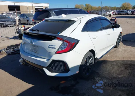 2019 Honda Civic Sport from USA, damaged, VIN SHHFK7H43KU415496